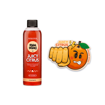 Foam Heroes Juicy Citrus универсальный органический очиститель, 500мл