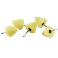 Конусный полировальник твердый Krauss Tools, желтый (5шт)