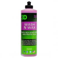 3D Wash N Wax ручной автошампунь с воском 2в1, 201OZ16, 473мл.