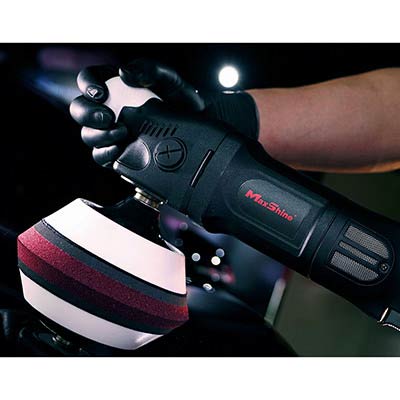 MaxShine M15 Pro - эксцентриковая полировальная машинка, 15мм, 125мм подложка, зеленая 1000 Вт