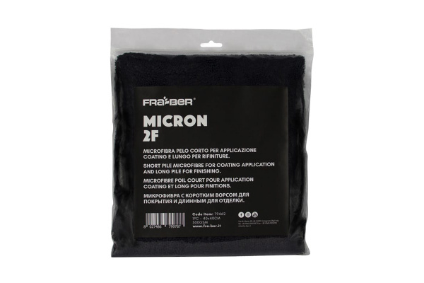 Micron 2F Полотенце из микрофибры 40x40 500GSM Черное INNOVACAR