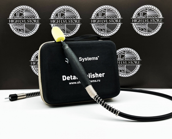 Shine Systems Detail Polisher - гибкий вал для полировки труднодоступных мест, набор в сумке