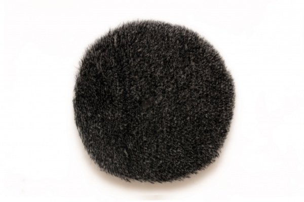 Glosswork Black&White Wool Pad Черно-белый меховой полировальный круг 125мм