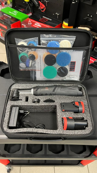 Glosswork Pro Micro Polisher Ibrid Аккумуляторная полировальная машинка эксцентриковая