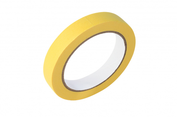 Glosswork Masking Tape Маскировочная лента, цвет желтый, ширина 19мм, длина 30м
