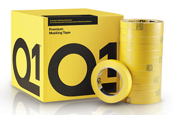 Малярная Лента Q1® Premium - 50 метров, 110°С (желтая)