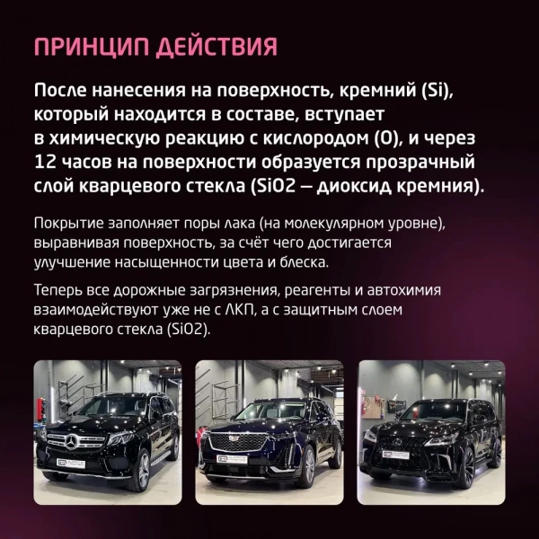 Quartz Master One - Профессиональное керамическое защитное покрытие для авто, 50мл.