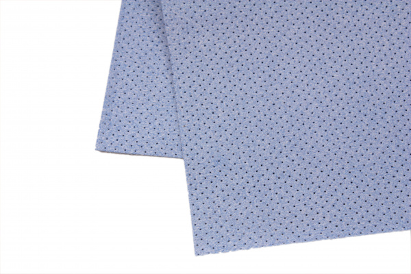 Glosswork Chamois Cloth Perforated, 50x45cm, 300gsm, синий, искусственная замша перфорированная
